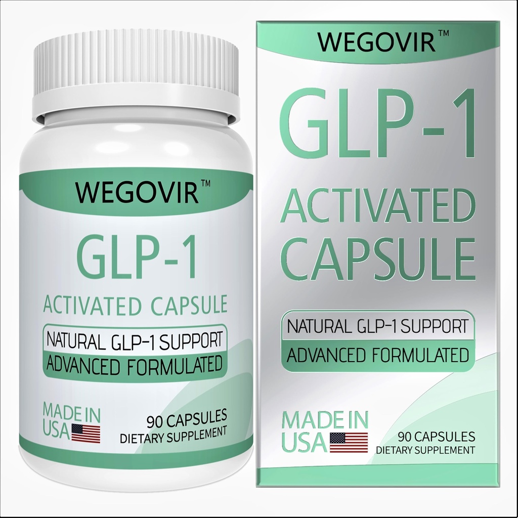 GLP-1 Supplement Support, Doğal GLP-1 Activator, Berberine & Yeşil Kahve Ekstraksiyonu, GLP-1 Kadınlar ve Erkekler, Açlık ve Metabolism Desteği, GLP-1 Seviyeler & Genel Sağlık - 90 Capsules
