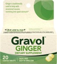 Gravol Ginger δισκία για ανασχηματισμένο στομάχι και ναυτία, 20ct