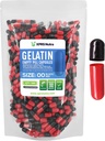 XPRS Nutra Μέγεθος 00 Κενές κάψουλες - 500 Count Empty Gelatin Κάψουλες - Χάπια DIY Καψάκιο Γέμισμα - Γέμισμα χάπια Gel Caps για Do-It-Yourself Συμπληρώματα (Μαύρο/κόκκινο)