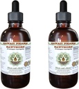 Hawaii Pharm Hawthorn Alcohol-Free Liquid Extract, Hawthorn (Crataegus Laevigata) Dried Leaf and Flower Glycerite Natural Herbal Supplement 2x4 oz