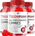 Erkekler için Vigor Pump Gummies - VigorPump Erkek Gummies All-Doğal Supplement, Pump Vigor Gummies Yorumlar (3 Pack - 180 Gummies)