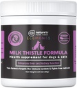 Milk Thistle for Dogs & Cats. Liver Supplement with Real Chicken. Extra Strength Liver and Kidney Detox. Dogs and Cats Love The Taste. Hepatic Support. Extra Large 85 gram jar!