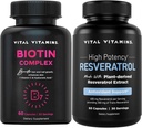 Vitals Vitamin Biotin Kompleksi Kapsüller + Resveratrol Capsules
