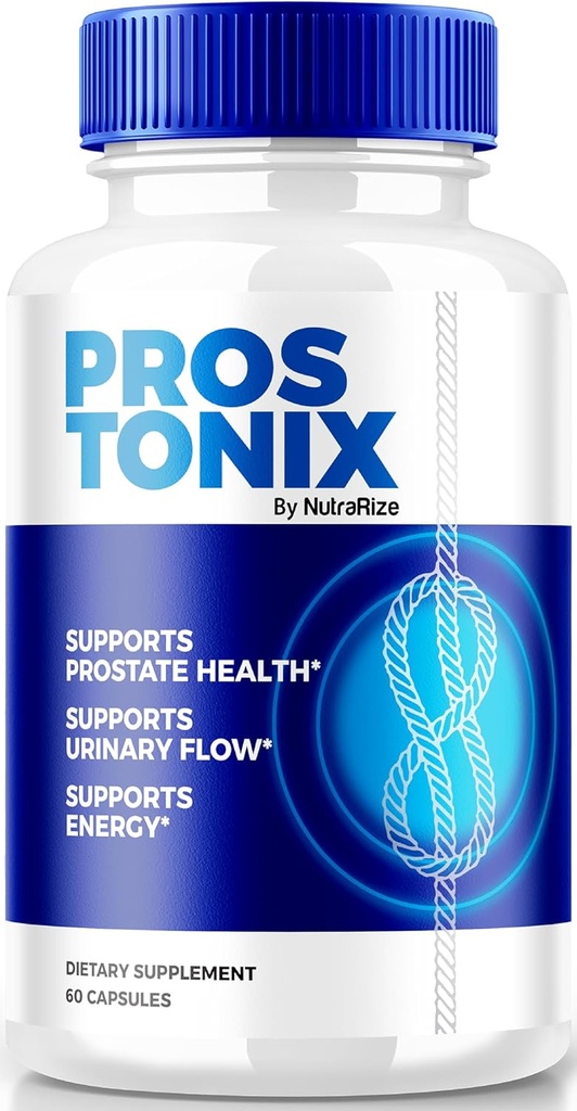 NutraRize Prostonix Capsules - Resmi Formula Prostate Heath, All Natural Supplement for More Control & General Well-Being, Pros Tonix Pills Review (60 Capsules)