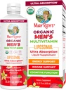 MaryRuth Organics Multivitamin for men | Sugar Free mens Multivitamin | Erkekler için Sıvı Vitaminler | Immune Support Supplement | Cognitive Health & General Wellness | Vegan | Non-GMO | 15.22 Fl Oz
