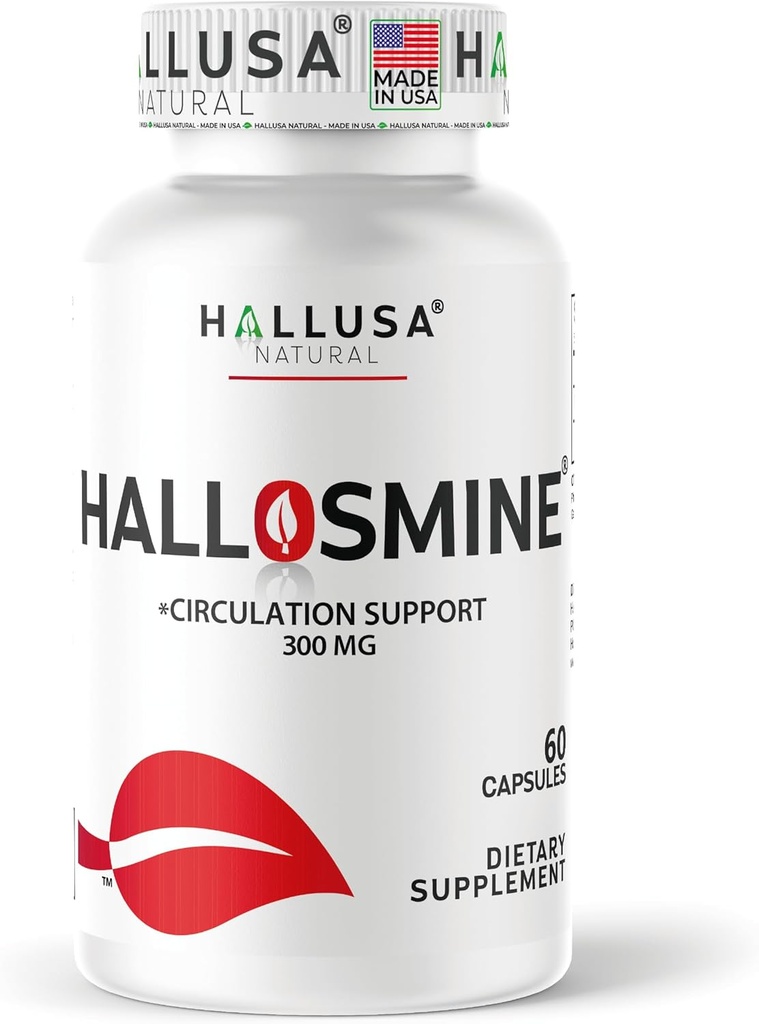 Hallusa Natural Diosmin Circulation - Circulation ve Veins - DIOSMIN - DIOSMINE- DIOSMINA - Circulation & Vein Support Supplement