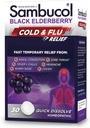 Sambucol Cold ve Flu Relief Tabletleri - Homeopathic Cold Medicine, Cold Remedy for Yetişkinler, Black Elderberry for Colds, çinko Cold Remedy - Kont 30