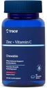 Trace Minerals çinko Plus Vitamin C - Enzyme Function & Health - Vitamin & Mineral Supplement for Immune Health - Raspberry, 60 Chewable Wafers (60 Hizmet) için Çokvitamin