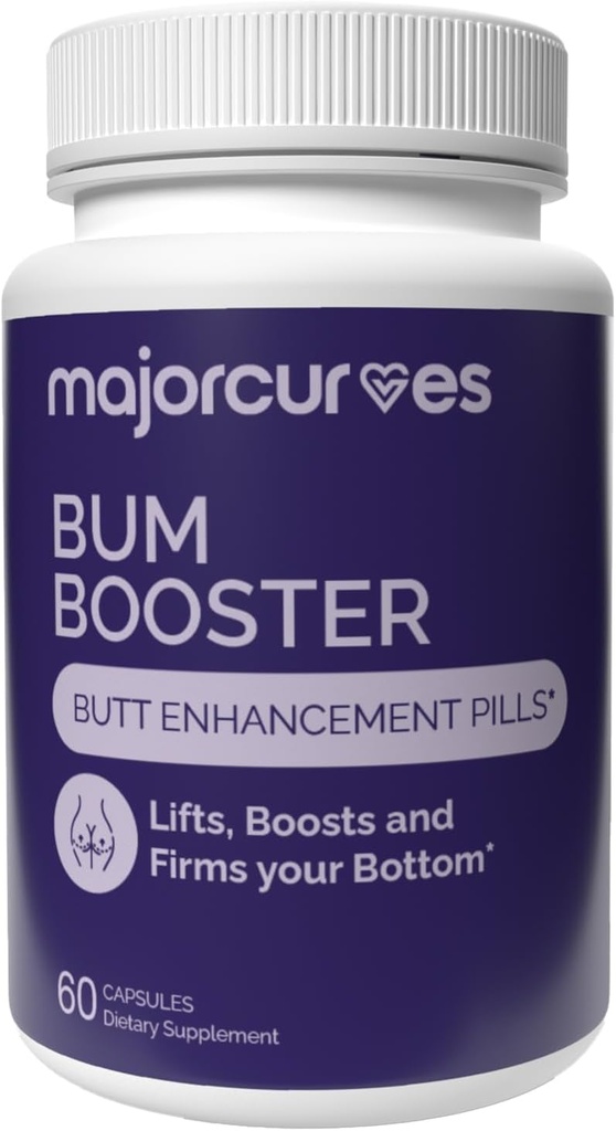 Bum Branson Pills – Ama Kadınlar için Geliştirilme, Daha Büyük Bum için Booty Büyüme Kapsülleri, Curvier HIPS ve Glutes, Natural Brezilyalı Butt Lift Alternative with Fenugreek and Wild Yam