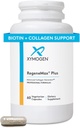 XYMOGEN RegeneMax Plus - Advanced Collagen Συμπληρώματα με Biotin & Clinically Tested Ch-OSA - Υποστηρίζει το δέρμα, τα μαλλιά, τα νύχια και την υγεία των οστών - Collagen για γυναίκες & άνδρες (60 κάψουλες)