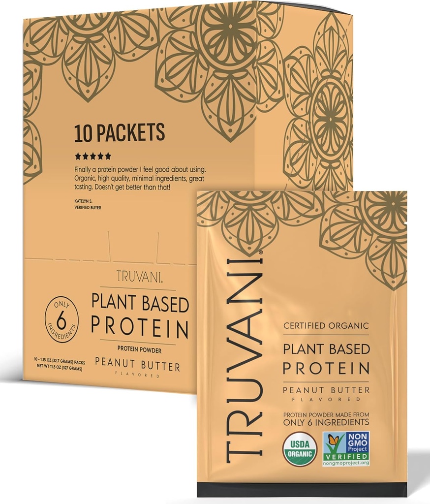 Truvani Vegan Pea Protein Powder 