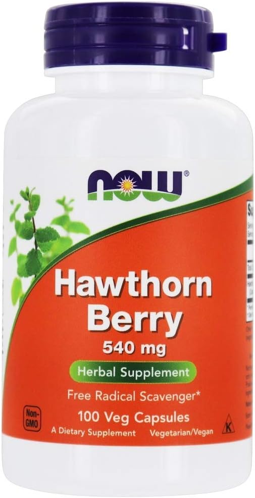 Şimdi Hawthorn Berry 540 mg, 100 Veg Capsules (Görünen 5)