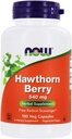 Şimdi Hawthorn Berry 540 mg, 100 Veg Capsules (Görünen 5)