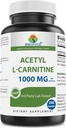 Brieofood Acetyl L-Carnitine 1000 mg EN 240 Capsules. Gluten-Free, Non-GMO.