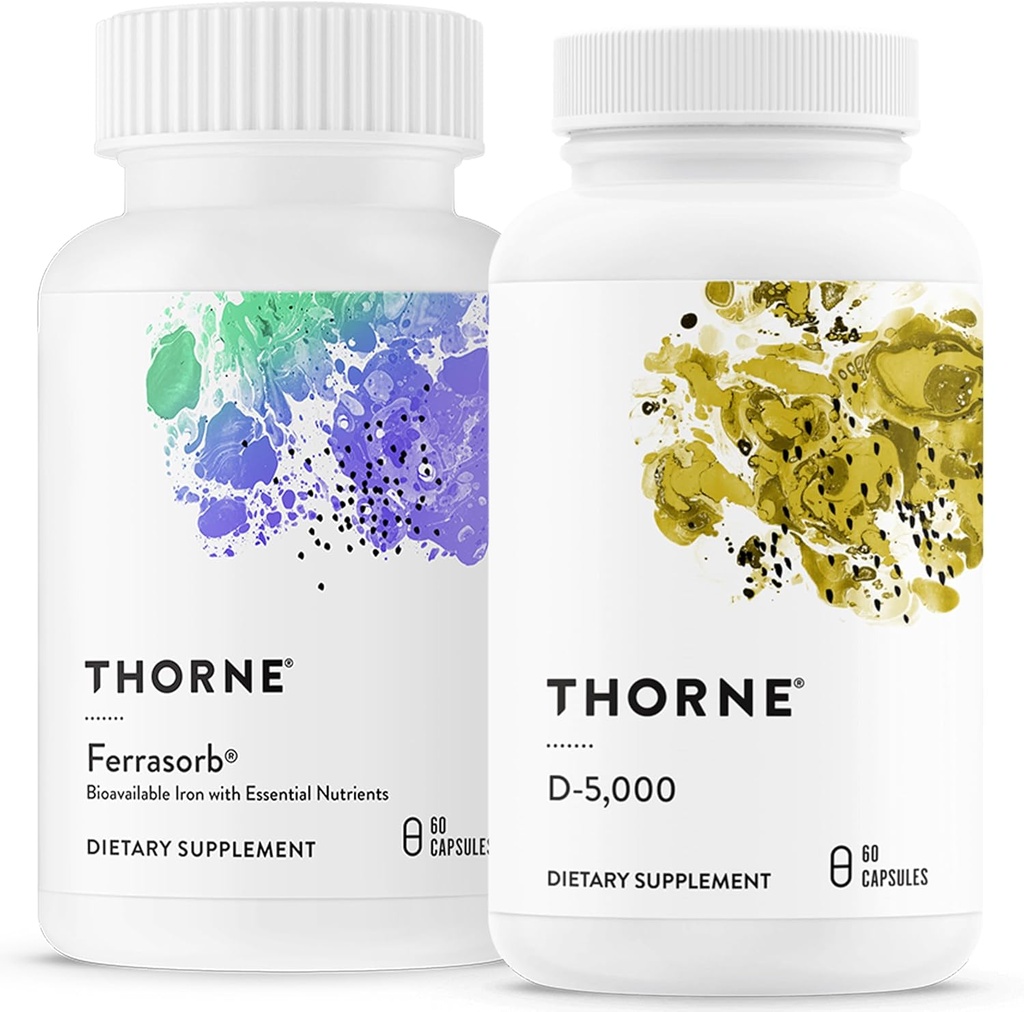 THORNE - Wellness Support - Blood Support & Vitamin D-5000 Combo - 60 Hizmet