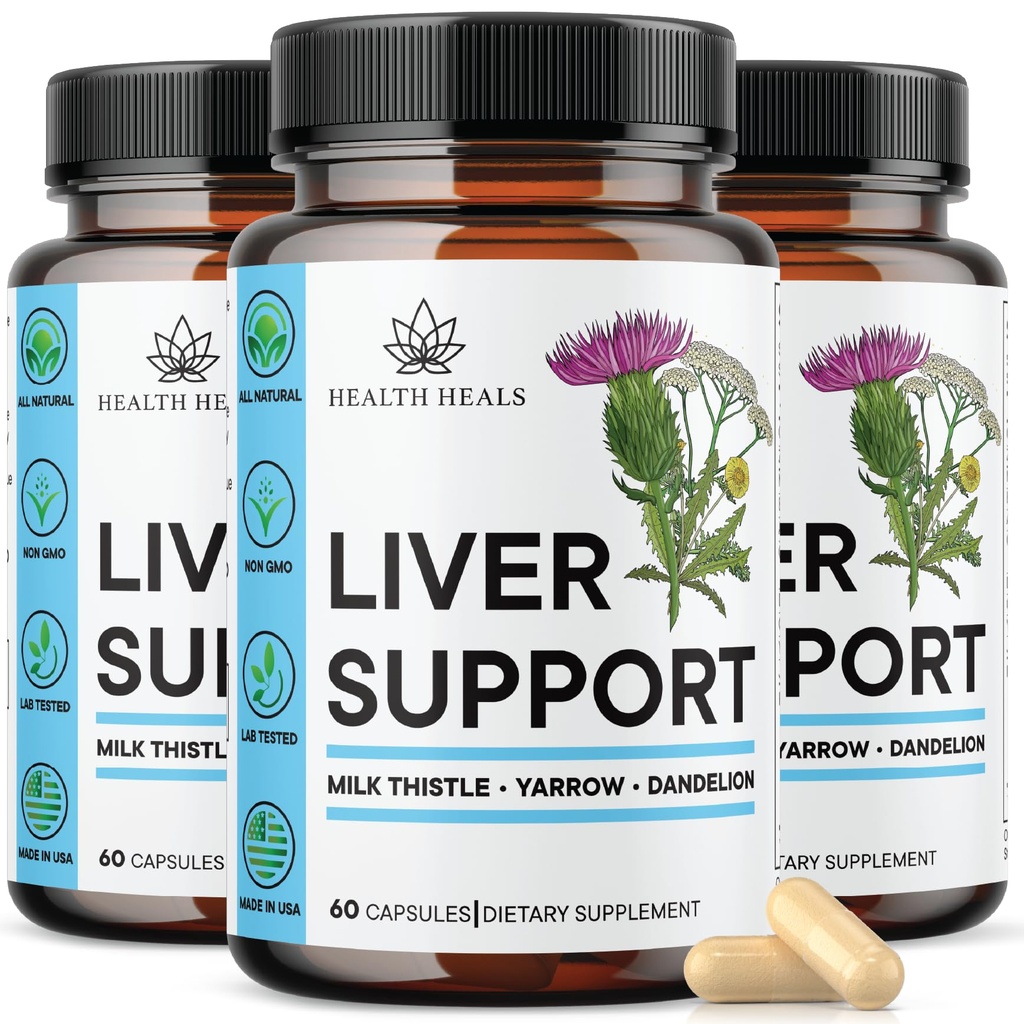 Liver Cleanse & Repair Formula - φυτικό συμπλήρωμα στήριξης ήπατος με το γάλα Thittle Dandelion Root Turmeric, εκχύλισμα Artichoke για την υγεία του ήπατος - 180 Count