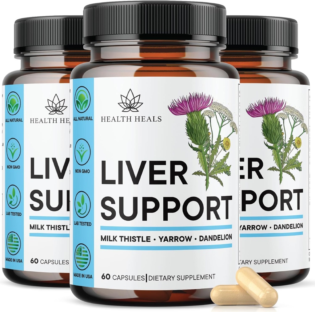 Liver Cleanse & Repair Formula - φυτικό συμπλήρωμα στήριξης ήπατος με το γάλα Thittle Dandelion Root Turmeric, εκχύλισμα Artichoke για την υγεία του ήπατος - 180 Count
