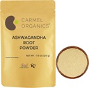 CARMEL ORGANICS Ashwagandha Root Toz 7.5 Ounce, GMO & Gluten Free, Natural, Withania Somnifera, NoEDIT Preservatives, Directly Sourced from Indian Farmers