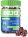 TEJA Sleep Support Gummies for Teens and Adults, 0.3mg Melatonin Chewable Gummy, Melatonin Chewable, 30 Gummies
