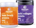 Zammex Beef Bone Broth Protein Powder 20g Protein and Multi Collagen Peptides Protein Powder Unflavored