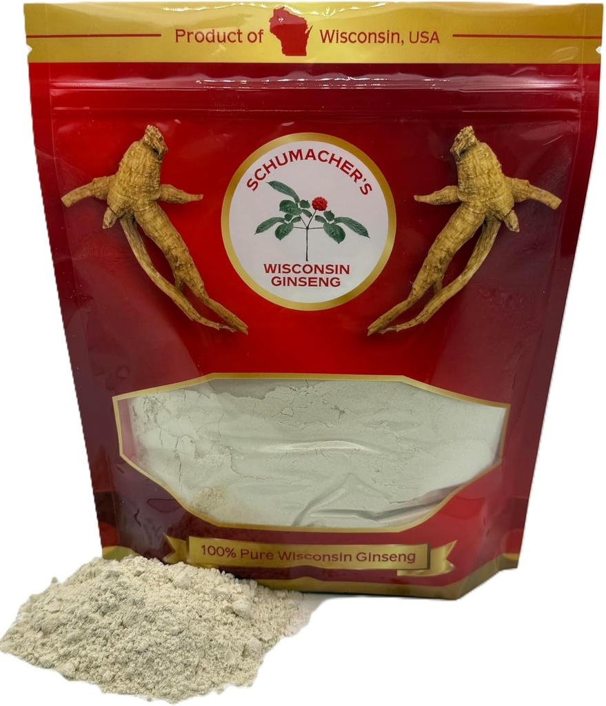 Pure Wisconsin Ginseng Toz 8 Ounce Hediye Bag