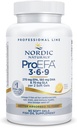 Nordic Naturals ProEFA 3-6-9, Lemon Flavor - 90 Soft Gels - 565 mg Omega-3 - EPA & DHA με Προστιθέμενη GLA - Υγιές Δέρμα, Γνωστική, & Θετική Mood - Μη-GMO - 45 Μερίδες