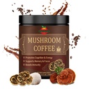 Mushroom Coffee - 5 Mushroom Adaptogen Mix - Lion's Mane Mushroom, Reishi, Cordyceps, Chaga, και Turkey Tail - Instant Mushroom Coffee for Gut Health, Immunity and Brain Boost-5.11 oz