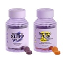 Lemme Sleep & Purr Sche - Sleep Gummies, bir Drug-Free Nighttime Aid & Purr Vaginal Probiyotik Gummies for Women - Gluten Free, Gelatin Free, Non-GMO - 60 Count Every