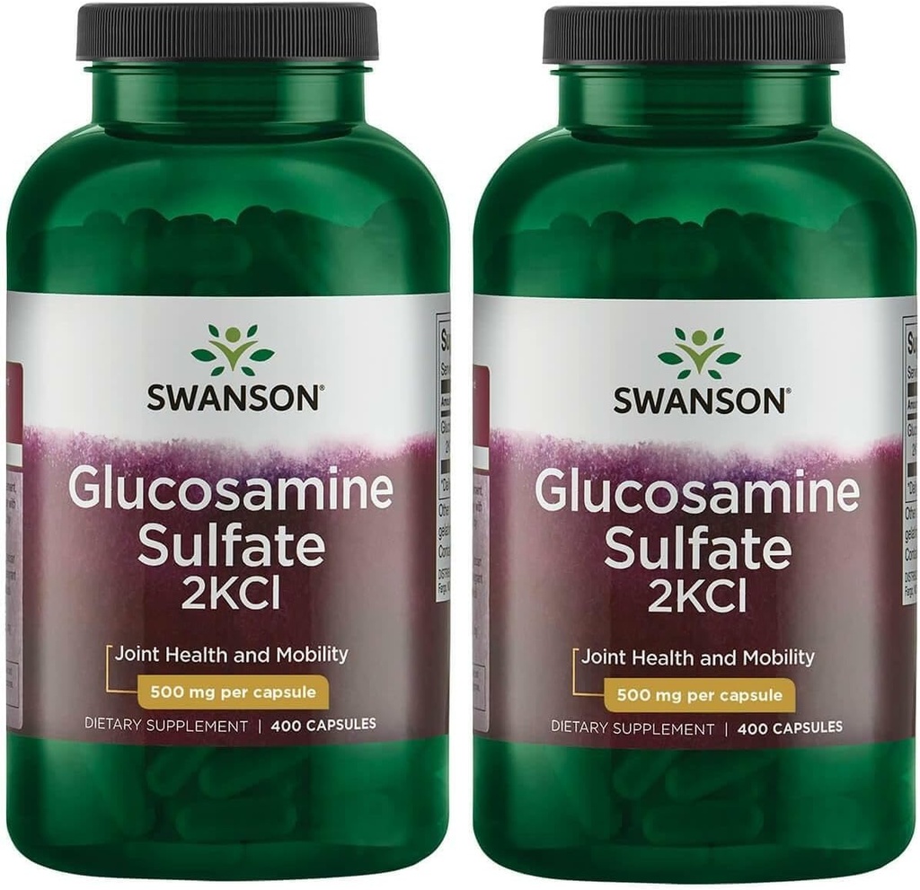 Σουασόν Γλυκοσαμίνη Sulfate 2Kcl 500 mg 400 Caps (2 Συσκευασία)