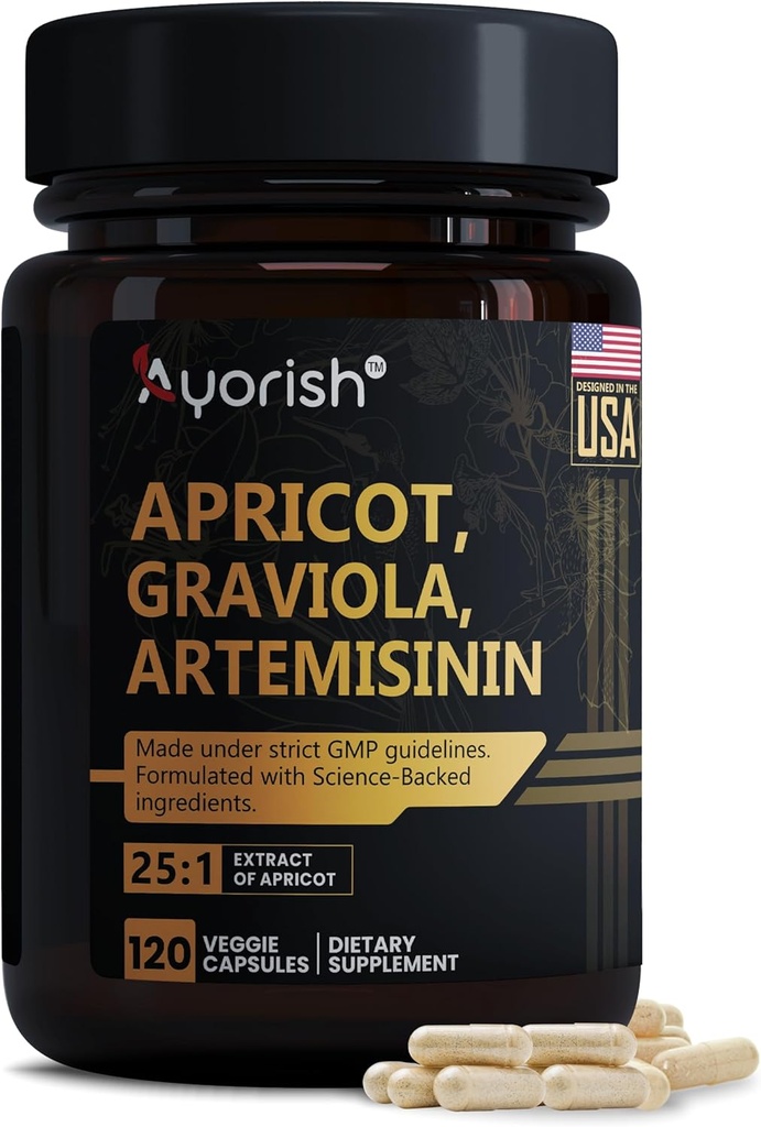 Jansop Graviola & Artemisinin Ekstraksiyon Capsule (120 Kont), Non-GMO
