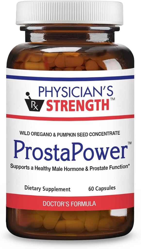 Doktor'un Güçlü ProstaPower - 60 Capsules - Sağlıklı Erkek Hormonu ve Prostate Fonksiyonları Destek - Non-GMO - 30 Hizmet