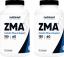 Nutricost ZMA 180 Capsules (2 Bottles)