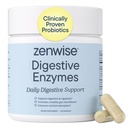 Zenwise Health Digestive Enzymes for Gut Health & Bloating Relief - Multi Enzymes Digestion Supplement with Probiotics, Bromelain & Papaya for Digestive Health Support - Άνδρες & Γυναίκες - 60 Count