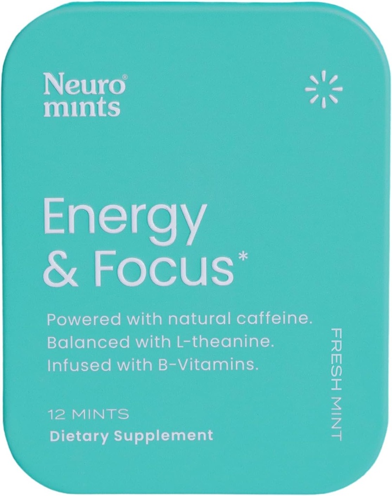 Nöro, Mints Energy Focus Mint Single, 12 Count