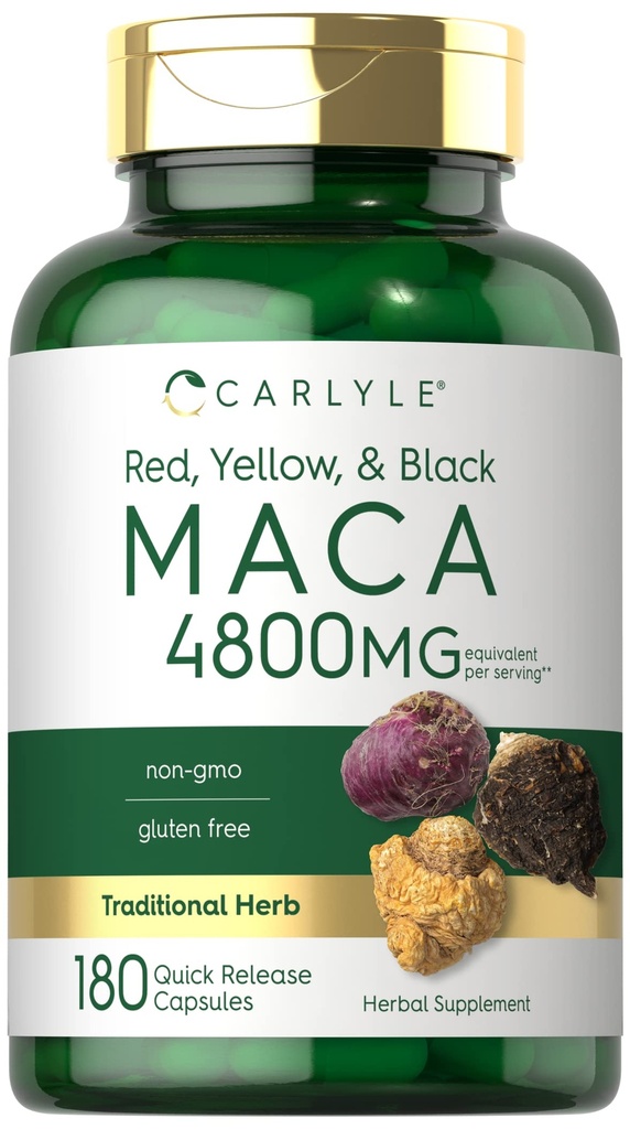 Carlyle Maca Root Κάψουλες για γυναίκες & άνδρες 