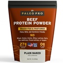 PaleoPro protein Toz Grass-Fed, Pastured, Cage-Free protein | Gluten & Dairy Free. No Sugar, Soy,js or Net Carbs | Paleo & Keto Friendly - 15 Hizmetler (16 oz, Plain)