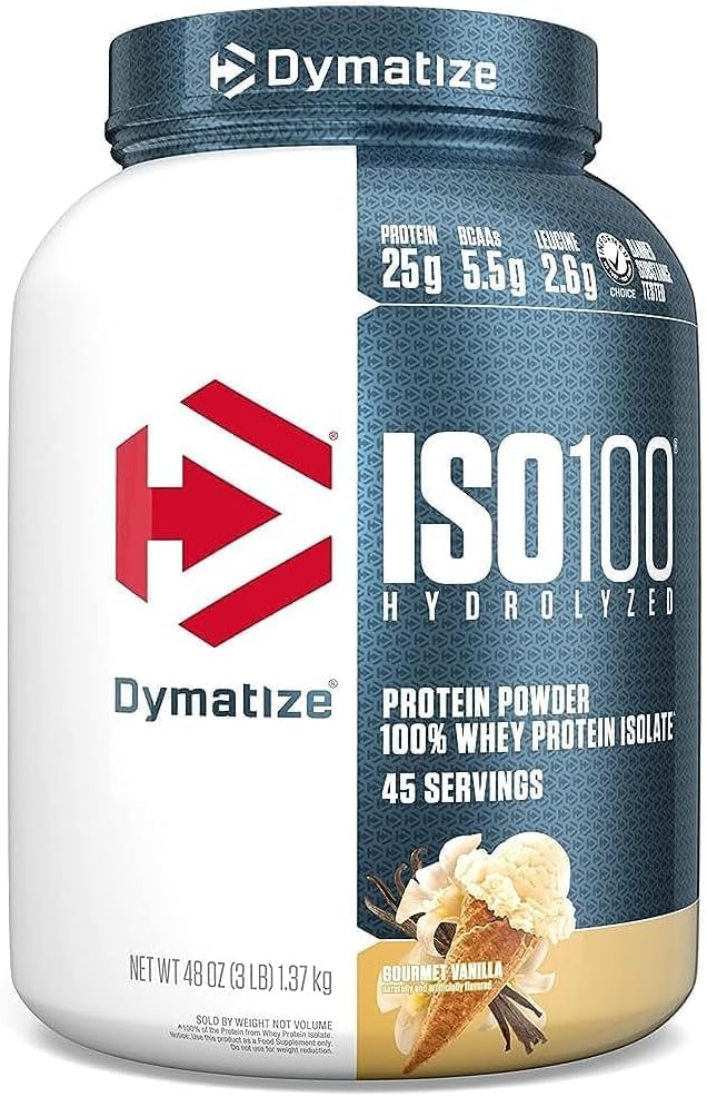 ISO 100 Whey proteini Toz Isolate, Gur Vanilla (45 Hizmet)
