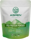 Aspen Naturals Pea Protein Toz 5 Lb – Kas Büyüme, Digestion, Fullness & Heart Health Support | Unflavored, Plant Based, Soy- & Gluten-Free, Non-GMO, Vegan, Keto & Low Carb | 26g