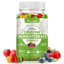 Kretine Monohidrat Gummies - Kadınlar için 5gtine, Geliştirilmiş Kas Güçlü, Boost Focus ve Endurance, Muscle Builder,L-Taurine + Vitamin B12,Vegan, Gluten-Free 80 Count