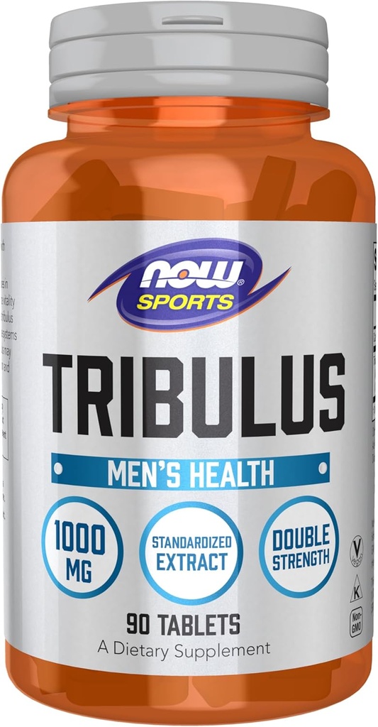 Şimdi Gıdalar Spor Beslenme, Tribulus (Tribulus terrestris) 1000 mg, Double Strength, Erkeklerin Sağlığı, 90 Tablet