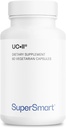 Supersmart UC II Supplement 40 mg per Day (Premium Collagen) - Undenatured Type II Collagen Supplement | Non-GMO & Gluten Free - 60 Vegetarian Capsules