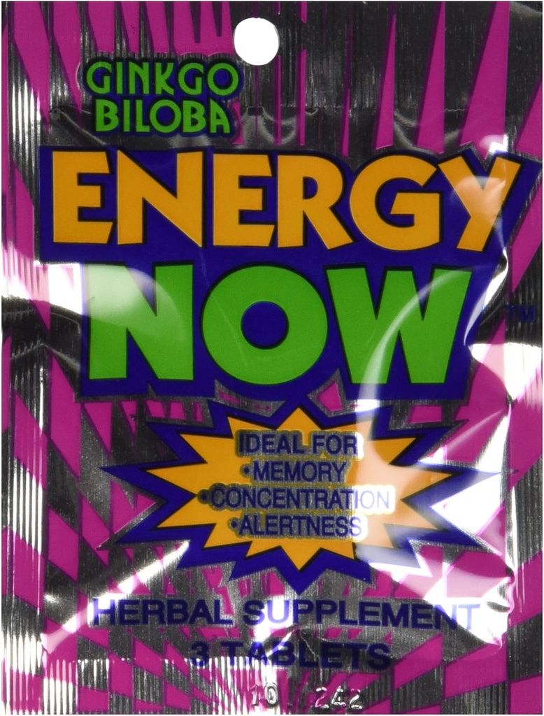 Ginko BILOBA Enerji Pills 24 Paketler 3 Tablolar
