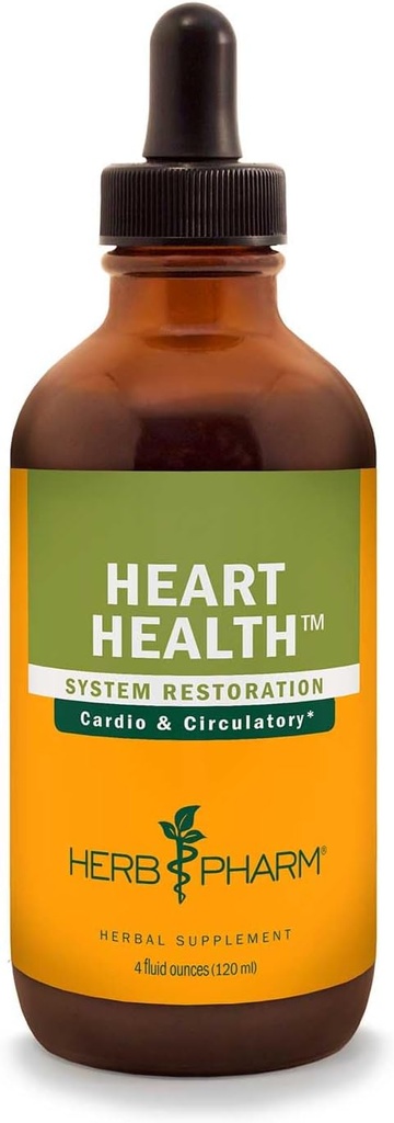 Herb Pharm Heart Health Liquid Herbal Formula με Hawthorn για την υποστήριξη του καρδιαγγειακού συστήματος - 4 ουγγιά