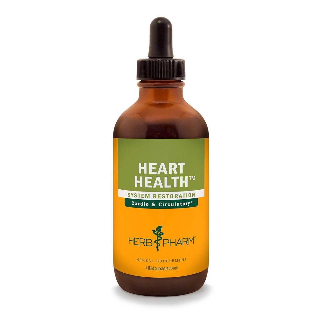 Herb Pharm Heart Health Liquid Herbal Formula με Hawthorn για την υποστήριξη του καρδιαγγειακού συστήματος - 4 ουγγιά