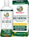 MaryRuth Organics Liquid Nighttime Multimineral | NO Melatonin | Citrate | Kalsiyum | çinko | Vitamin D3| 4 Flavors | Vegan | Sugar Free | Gluten Free | 32 Oz