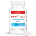 Brain Basic Ultra-Pure Nattokinase 5000 FU – 120 Capsules - Natural Blood Circulation Support with Highest Potency Available – Non-GMO, Vegan, Gluten Free