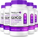NutraRize (5 Pack) GlycoBoost - Επίσημη φόρμουλα υποστήριξης αίματος Glyco Boost, όλα τα φυσικά κάψουλες για υγιή και σταθερά επίπεδα, GlycoBoost Body Cleaner, Glyco Boost Optimizer (300 κάψουλες)