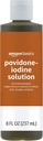 Βασικές Αντισηπτικές πρώτες βοήθειες, 10% Povidone Iodine Λύση πρώτων βοηθειών Αντισηπτικές, Άγευστες, 8 ρευστές ουγγιάδες, 1-πακέτο (προηγούμενα Solimo)