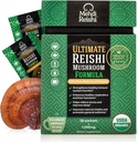 Ultimate Reishi Mushroom Formula - 30 Hizmet -% 100 Pure, Premium ve Organik Reishi Ekstraksiyon ve Sporlar Toz - Ganoderma Lucidum, Lingzhi - Yüksek Potency Toz (30 Grams)