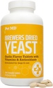 Pet MDs & Brewers Köpekler ve Kediler için En Az Şey - Ye ve Yeast Plus Antioksis - Brewer's Yeast Tabletleri Köpekler ve Kediler için - B 1 & Vitamin C - 500 ct Vitamini